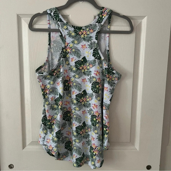 Tommy Bahama Womens Sleepwear Tank Top Medium Tropical Floral Racer Back Stretch - Picture 13 of 17